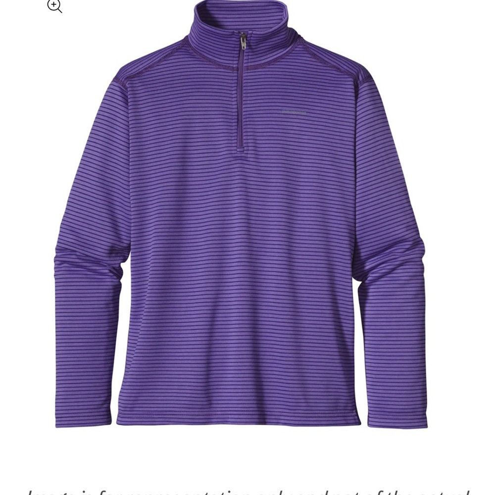 Patagonia Kids Capilene mid-weight zip neck sz M